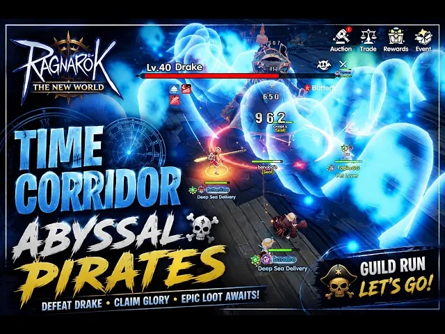 Ragnarok The New World Abyssal Pirates Dungeon Strategy - Boss Guide